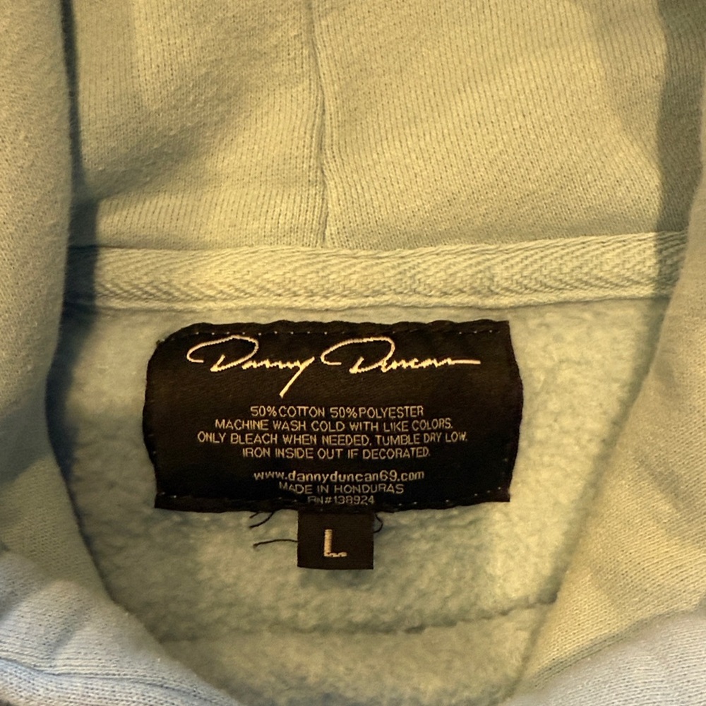 I Heart Hot Moms Light Blue Graphic Hoodie - Picture 2 of 2